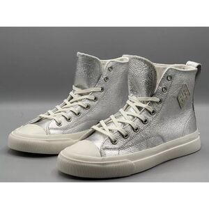 High Top Metallic Sneakers Unisex Adults w/6.5 m/5 NWT